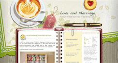 Desktop Screenshot of loveandmarriage.de